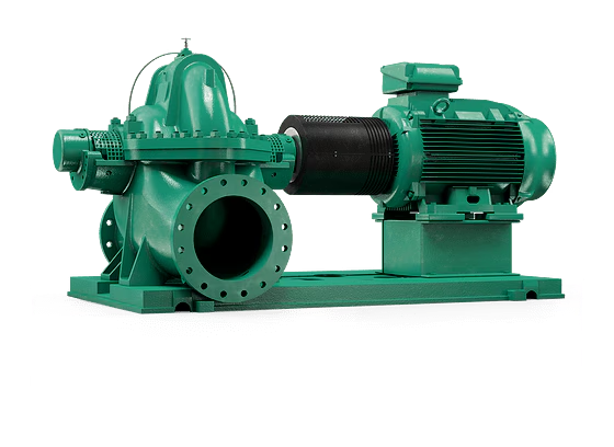 High-capacity Wilo Mather Platt split case centrifugal pump
