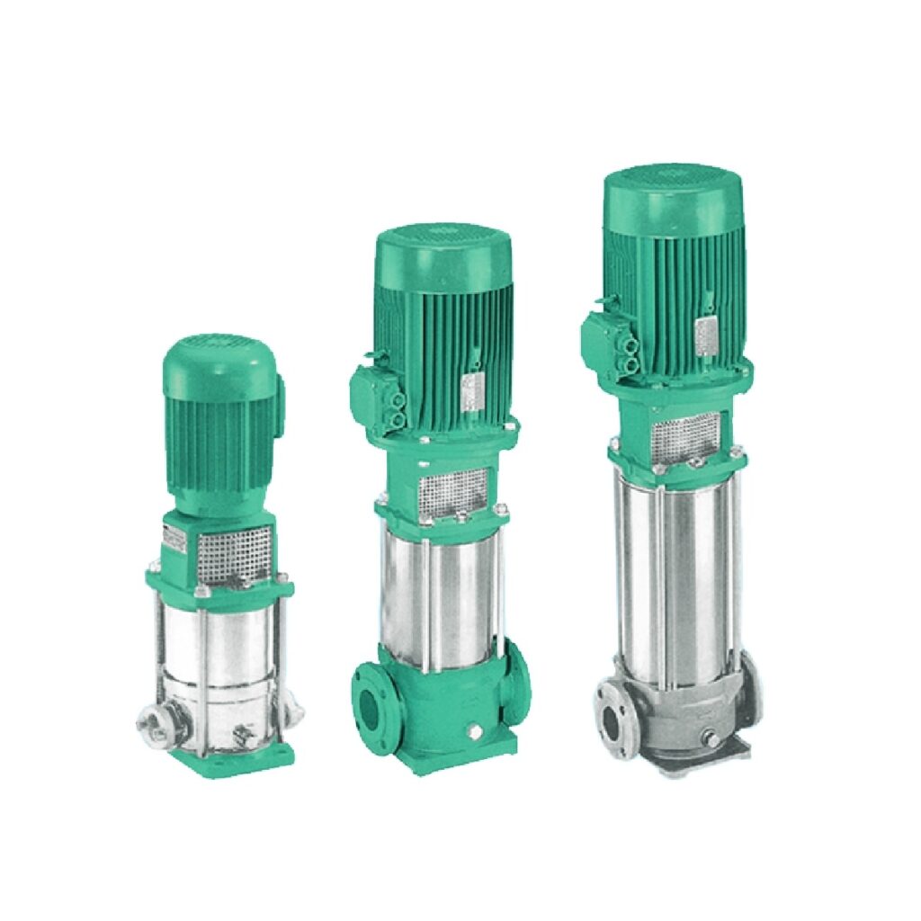 Vertical inline centrifugal pump for HVAC and water circulation systems