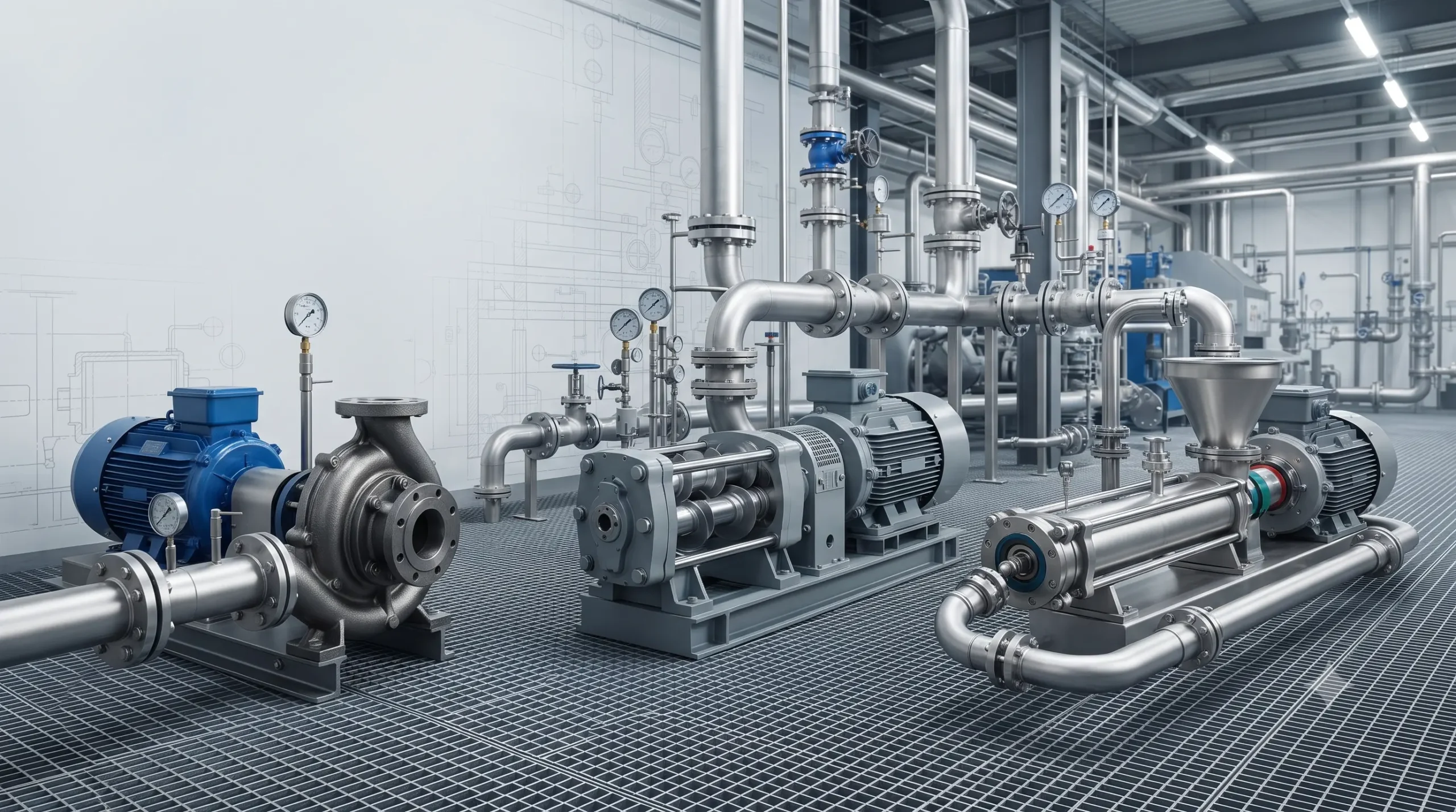 Centrifugal pump vs screw pump comparison with progressive cavity pump